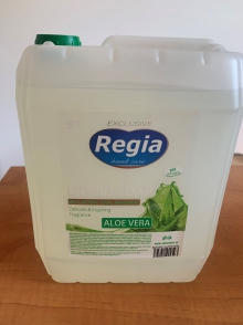 REGIA - tekuté mýdlo s antibakteriální přísadou aloe vera, 5 l