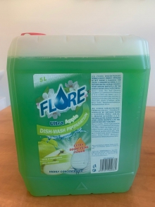 Flore Ultra Apple koncentrovaný přípravek na mytí nádobí, vůně zelené jablko, 5l