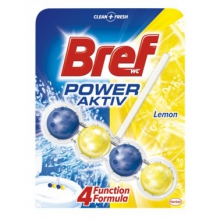 Bref Power Aktiv - WC blok - Lemon - kuličky