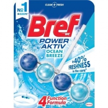 Bref Power Aktiv - WC blok  - Ocean - kuličky, 50g