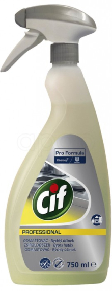 CIF Professional Power odmašťovač - čistící prostředek s rozprašovačem, 750 ml
