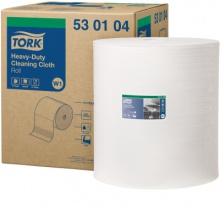 Čistící utěrka Tork Heavy-Duty, role, bílá, 270 m, W1