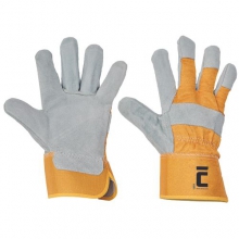 EIDER rukavice kombinované, žluté, velikost 10