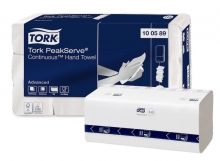 Tork PeakServe, navazující papírové ručníky, Advanced, bílé, H5