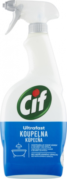 Cif Ultrafast Koupelna - čistící prostředek s rozprašovačem, 750 ml