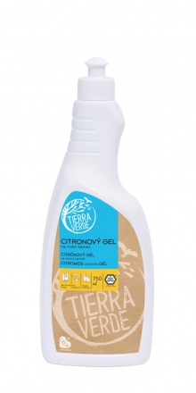 Citronový gel na vodní kámen - lahev 750 ml