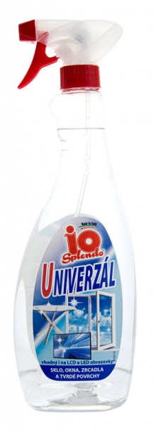 IO SPLENDO Univerzál - čistič na sklo, okna, zrcadla s alkoholem, 750 ml (Pulirapid Vetri)