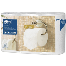 Extra jemný toaletní papír, 4 vrstvy, bílý, Tork Premium, konvenční role, 42 rolí/ktn, T4