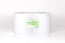 Toaletní papír JUMBO 28, celuloza, dvouvrstvý, bílý, 6 rolí/balení