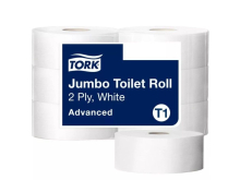 Toaletní papír Tork Advanced JUMBO, 2 vrstvy, bílý, T1
