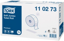 Toaletní papír jemný Tork Premium Jumbo, 2 vrstvy,bílý, 6rolí/ktn, T1