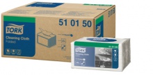 Čistící jemné utěrky Tork, skládané ve Small Packu, bílé, 55 ks v balení, W8