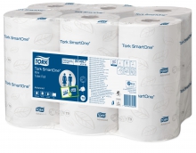 Toaletní papír Tork SmartOne Mini, se středovým odvíjením, bílý, 12 rolí/ktn, T9