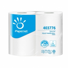 Toaletní papír  Maxi 4, konvenční role, bílá celuloza, 2 vrstvy, karton/56 rolí