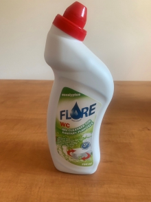Flore WC gel, čistící prostředek s vůní eukalyptus, 750 ml