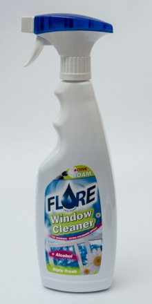 Flore Windows Cleaner prostředek na mytí skla, s rozprašovačem, 750 ml