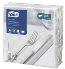 Ubrousek-večeře Tork Textured, bílý