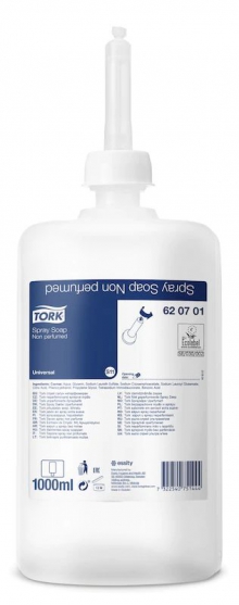 Tekuté sprejové neparfémované mýdlo Tork Premium, 1000 ml, S11