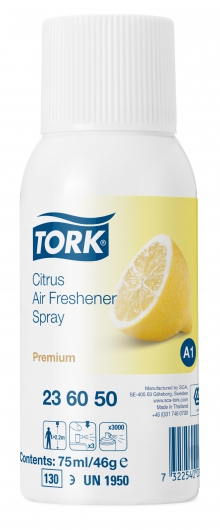 Vůně citrusová do osvěžovače vzduchu  Tork Premium ,3000dávek, 12 ks/karton,A1